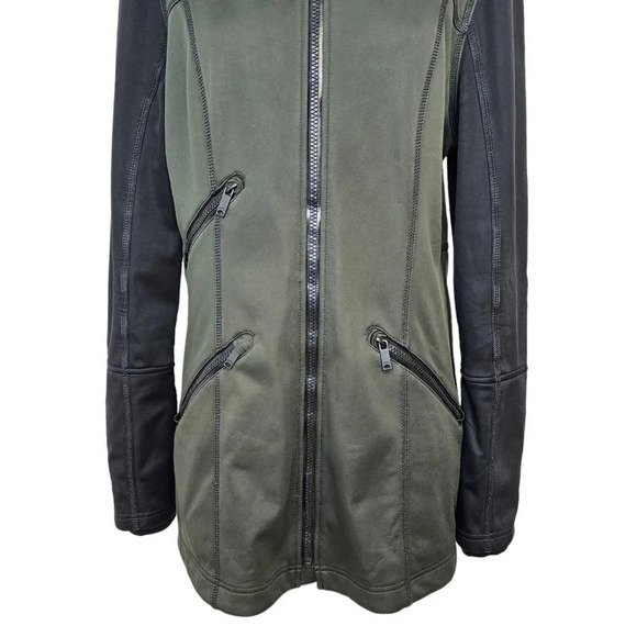 Zella Womens Full  Zip Fleece Lined Jacket Size Medium - Picture 3 of 10